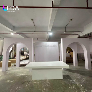 Arco de Acrílico Blanco Personalizado LEDA para Decoración de Bodas, Soporte para Fondo de Escenario de Boda, Arco de Acrílico para Decoración de Eventos - Product Image 2