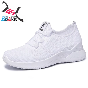 Zapatillas Deportivas Casuales de Moda para Mujer, Nuevos Estilos al por Mayor, Zapatillas de Tenis Transpirables y Flexibles Desechables para Damas - Product Image 4