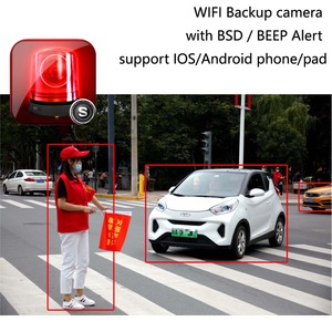 Batería magnética incorporada APP 1080P SOLAR BSD WiFi cámara de respaldo compatible con teléfono IOS y ANDROID para Vista trasera, tomar fotos y videos - Product Image 2