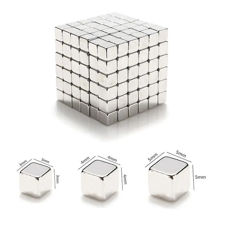 High force strong gauss strong sintered rare earth magnets cube