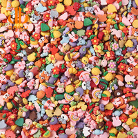 Ciondoli in resina assortiti caramelle miste dolci animali Flatback Cabochon perline per fai da te Scrapbooking Phonecase Crafts