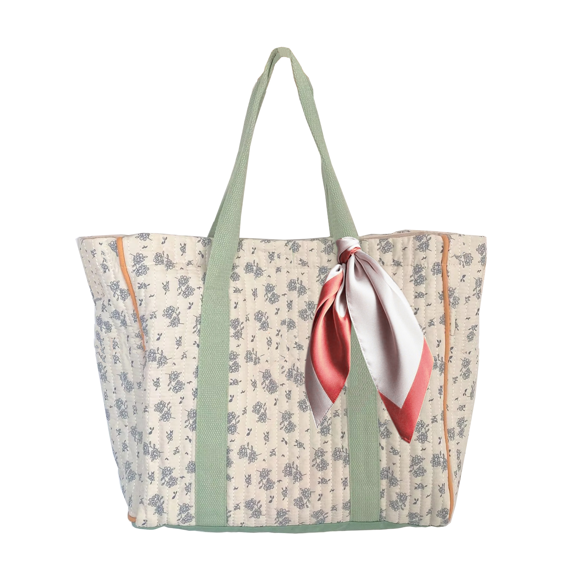 Outdoor Large Capacity Quilted Puffy Tote