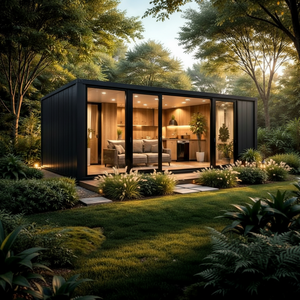 Casa Contenedor Modular Prefabricada, Cabaña Portátil con Baño y Cocina para Hotel, Oficina, Tienda, Almacén y Terrenos Vacíos - Product Image 3