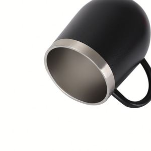 Pink Keep Hot and Cold Stainless Steel Insulated 12oz Coffee Cups <b>Double</b> <b>Wall</b> Travel <b>Mug</b> Coffee <b>Mug</b> with Lid and Handle - Product Image 3