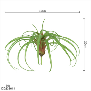 مصنع بيع البلاستيك نبات الهواء الاصطناعي العشب Tillandsia لتزيين الجدران - Product Image 3