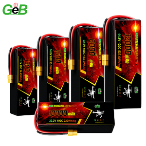 סוללת ליתיום פולימר נטענת בעלת קצב פריקה גבוה 25C-30C-60C-100C 1300mah 1500mah 3S 4S 6S 7.4V <span class=keywords><strong>11.1V</strong></span> 14.8V 22.2V 22.2v - Product Image 1