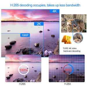 Boîtier <span class=keywords><strong>TV</strong></span> intelligent certifié pour le divertissement à domicile, l'hôtel et le bureau, avec WiFi double bande 5G stable et télécommande vocale - Product Image 2