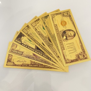 Billete de Dólar Estadounidense con Lámina de Oro de $<span class=keywords><strong>100</strong></span>, Billete de Utilería Chapado en Oro de 24K, Billete de Dólar de $<span class=keywords><strong>100</strong></span> con Lámina de Oro - Product Image 6