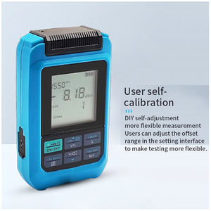 เครื่องวัดพลังงานแสงแบบออปติคอล 4 ฟังก์ชัน เครื่องวัดแสงใยแก้วนำแสงขนาดเล็ก เครื่องวัดพลังงานใยแก้วนำแสงพร้อมเลเซอร์ RJ45 แบบชาร์จได้ OPM - Product Image 3