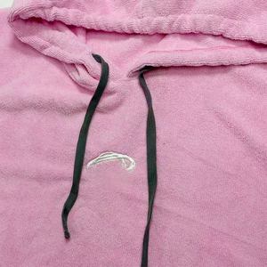 Serviette <span class=keywords><strong>poncho</strong></span> à cordon de serrage en microfibre pour le <span class=keywords><strong>surf</strong></span>, serviette à capuche à séchage rapide avec pochette de rangement - Product Image 4