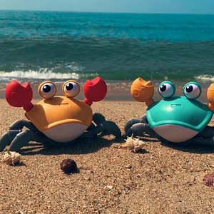 Sinh Thái Thân Thiện Nổi Động Vật Bé Giáo Dục Bath Bãi Biển Windup Đồ Chơi Bơi Gió Lên Cua Cho Bán Buôn - Product Image 1