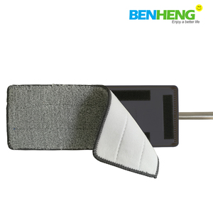Vente flash : Serpillère plate antibactérienne avec tampon en microfibre, <span class=keywords><strong>seau</strong></span> auto-essoreur, manche en acier inoxydable, utilisation mains libres à la maison - Product Image 5