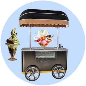 Camión Triciclo de helado móvil, triciclo de gasolina, bicicleta, carrito de comida a la venta en Malasia - Product Image 4