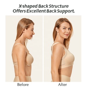 <span class=keywords><strong>Reggiseno</strong></span> Modellante Senza Ferretto con Chiusura Frontale, Supporto Posturale e Copertura Totale per Donna - Product Image 6