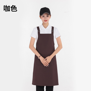 Delantal de Cocina Impermeable Personalizado <span class=keywords><strong>para</strong></span> Mujer, Delantal Bordado <span class=keywords><strong>para</strong></span> Restaurante, Uniforme de Cocina <span class=keywords><strong>para</strong></span> <span class=keywords><strong>Camareros</strong></span> y Chefs de Hotel - Product Image 3