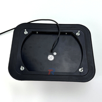 Nouveau carré rouge LED stroboscopique clignotant tableau de bord voiture Ambulance périmètre utiliser montage en Surface LED clignotant latéral lampe