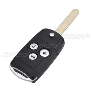 Coque de clé plip télécommande 3 boutons pour Honda Civic, Accord, Jazz, CRV - Product Image 2