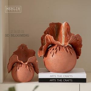 Vaso in Ceramica Artigianale Merlin Living Vaso Nordico Decorazione in Ceramica per la <span class=keywords><strong>Casa</strong></span> Prodotto dalla Fabbrica di Ceramiche di Chaozhou - Product Image 3