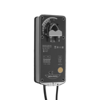 Actionneur de registre coupe-feu et anti-fumée à rappel par ressort S6061SC-10DF/24V - 10 Nm marche/arrêt AC/DC 24V