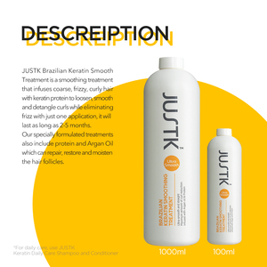 OEM pelurus rambut hidrolisasi alami Brasil, perawatan pelurus rambut Keratin halus tahan lama 100ml - Product Image 2