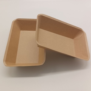 Bols à salade octogonaux en kraft recyclables, bols pour repas légers, bols à emporter pour le déjeuner - Product Image 3