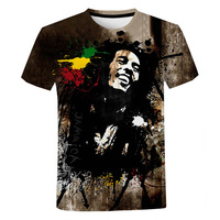 TRW134 Camisetas gráficas digitales impresas en 3D estilo Hip Hop para hombre 180GSM Camisetas de ropa personalizadas con todas las impresiones