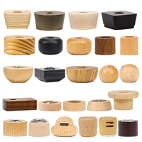 Capuchon de parfum en bois de luxe personnalisé de 18 mm, forme sur mesure, couvercle en bois pour flacon de parfum en verre, couleur personnalisée