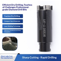 Protège-bras de perceuse diamantée M14~5/8-11 pour utilisation à sec, ouvre-trou pour maçonnerie, pierre et béton