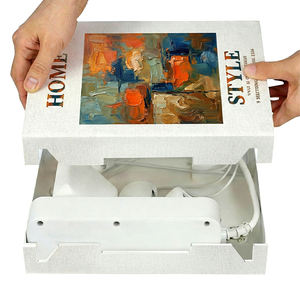 Caja Organizadora de Cables con Diseño de Libro, Regalo Promocional, Ocultador de Cables Decorativo para Regletas y Cargadores con Cierre Magnético - Product Image 4