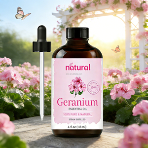 High Quality 100% Pure Rose Geranium Essential <strong>Oil</strong> Long Lasting Concentrated Natural Extract Geranium <strong>Oil</strong> for Cosmetic Skincare - Product Image 1