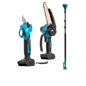 Grande promotion : Ensemble de jardinage électrique à prix réduit – Scie à chaîne télescopique sans fil sur perche, alimentée par batterie rechargeable - Product Image 3