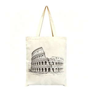 Bolsa de Compras de Lona Reciclada Resistente y Ecológica, con Logotipo Personalizado Impreso, Sublimación a Todo Color - Product Image 3