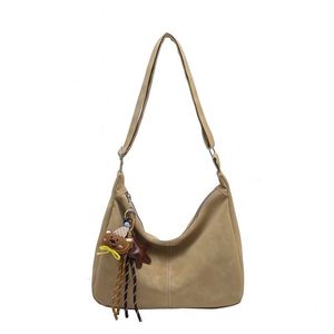 Women's Tote <b>Bag</b> with Pearl Chain Decor Large Capacity Minimalist Handbag High Quality Solid Color <b>Shoulder</b> Shopper <b>Bag</b> - Product Image 3