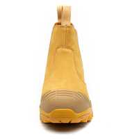 Botas DE TRABAJO DE SEGURIDAD DE CUERO nobuck cementado antideslizantes transpirables para hombres