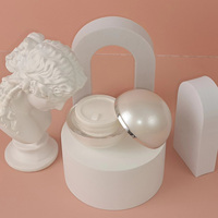 Bouteille de crème circulaire en acrylique, ml, bouteille cosmétique, sortie d'usine