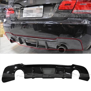 Difusor de Carbono Estilo V, Alerón Trasero para Parachoques, Aletas Divisoras para BMW E92 E93 M Tech 2008-2014 - Product Image 3