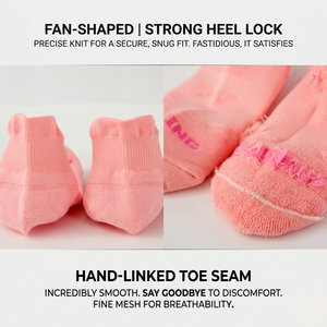 Chaussettes de sport courtes de compression premium anti-ampoules, à séchage rapide, pour la course, le basketball, le cyclisme et la gym, avec languette rembourrée et coupe basse - Product Image 5