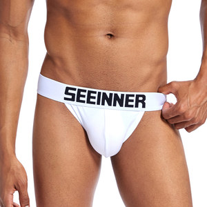 <strong>Crotchless</strong> India G String Thong Boxer Briefs Breathable Floral <strong>Mens</strong> Gay Sexy <strong>Underwear</strong> - Product Image 2