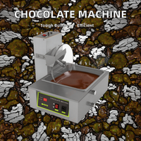 Machine automatique de trempe et d'enrobage de chocolat Nouvelle condition pour fondre le chocolat au lait et à l'eau