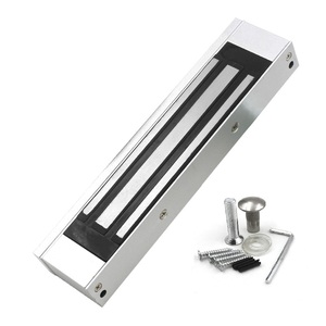 180KG 300LBS Portes Coulissantes de Porte En Métal de Sécurité Aimants Magnétique 24V Serrure à Pêne dormant Surface monté LED indicateur de serrure magnétique - Product Image 3