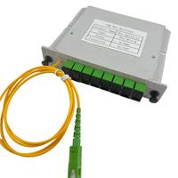 Cassette FBT à fibres optiques avec boîtier de répartition PLC 1x8 intégré, connecteurs LC/SC/FC/ST, compatible POE et CATV – Approvisionnement direct usine