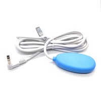 Cable de silicona con botón de llamada para enfermera, Conector de teléfono estéreo, dos botones, 3 metros, nuevo diseño