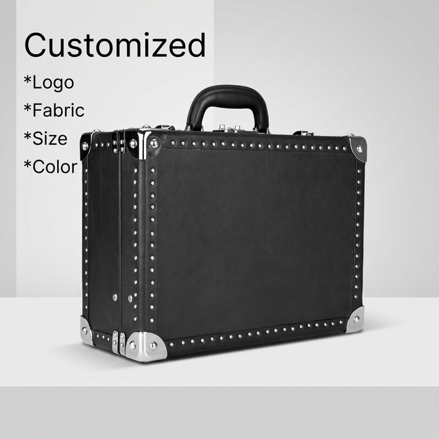 Custom Luxury Watch Case Royal Cow Leather Watch Storage Case for Home Travel and Storage