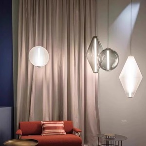 Lámpara Colgante de Cristal Minimalista Bomma Buoy de Czech, Estilo Nórdico Moderno de Lujo para Comedor, Dormitorio, Bar, Alimentación CA, Tamaño Mediano - Product Image 5