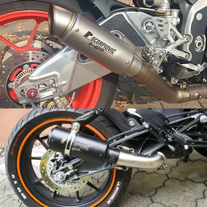 Silenciador de <span class=keywords><strong>Escape</strong></span> Universal <span class=keywords><strong>para</strong></span> Motocicleta, 51 mm, <span class=keywords><strong>Escape</strong></span> <span class=keywords><strong>para</strong></span> <span class=keywords><strong>Er6n</strong></span> Sv650 Crf 230 Z800 R1 Cb650f Cb1000r Cbr250r - Product Image 6