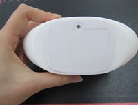 Veilleuse de thermomètre à changement de couleur nuage avec humidité, veilleuse en silicone avec thermomètre hygromètre