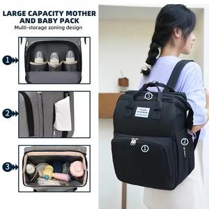 2025 Nueva Bolsa de pañales portátil mochila de maternidad impermeable bolsa plegable para mamá Sac a sofás con Moisés para mamá - Product Image 6