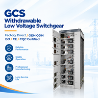 Armoire de distribution électrique à courant élevé 4000A, personnalisée, à commande électrique, de type GCS LV, à interrupteurs extractibles, vente directe usine