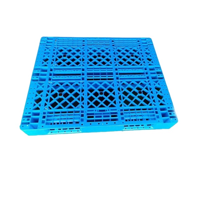 Custom Color HDPE Plastic Pallet 4 Way Entry Rackable Euro Size Weather Proof Moisture Proof for Logistics Storage