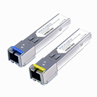 Nouveau module optique SFP BiDi Decton 1,25 Gbit/s Gigabit monomode monofibre avec interface SC, portée 20 km, TX 1310 nm / RX 1550 nm